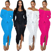 Plus Size Mesh-Strasskleid